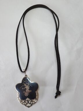 Antique SIAM Sterling Silver Necklace / Brooch